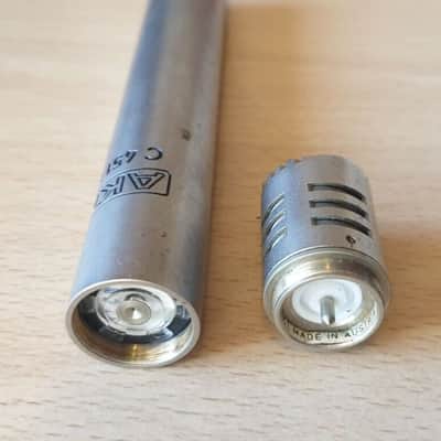 AKG C451E Condenser Microphone Module Silver Preamp + Faulty Capsule image 3