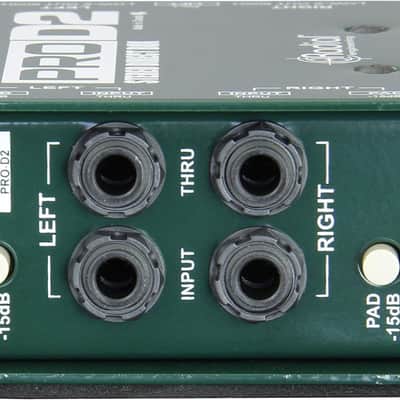 Radial DI Box PROD2 Passive Stereo DI Box Bundle with 10ft Pig Hog XLR Microphone Cord & Polishing Cloth - Hum Eliminator DI Boxes for Instruments, Passive Box Made for Keyboards, Guitar, Bass DI image 5