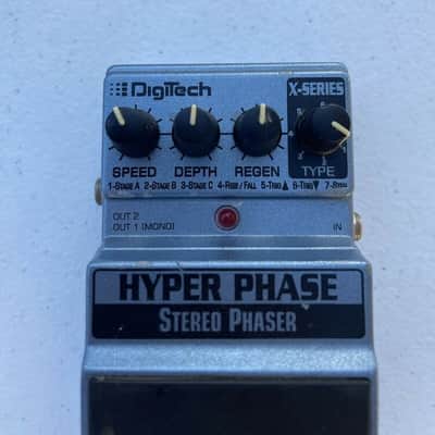 Digitech XHP X-Series Hyper Phase Stereo Phaser 7-Modes Guitar Effect Pedal image 2