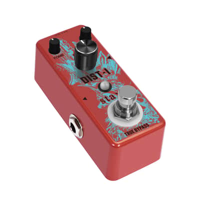 STAX LEF-301A DIST-I Distortion Pedal True Bypass Mini Metal Guitar Effect Stompbox--Shipped from Irvine Warehouse in California by USPS image 2