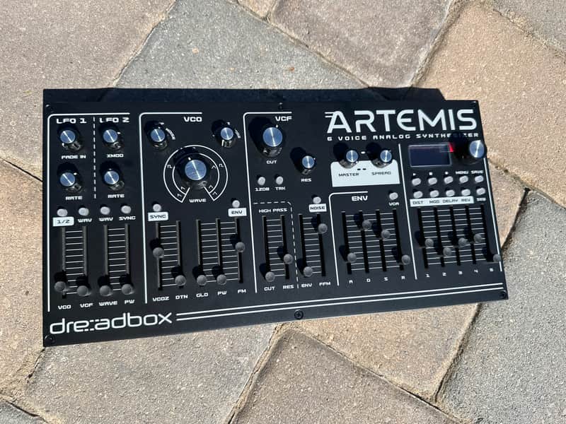 Dreadbox Artemis 6-Voice Desktop Synthesizer 2024 - Present - Black image 1