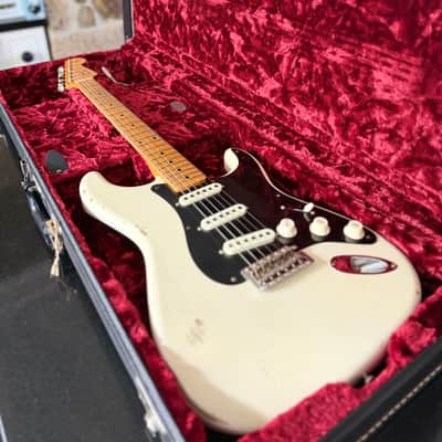 Fender Custom Shop Limited Edition Ancho Poblano Journeyman Relic Stratocaster with Maple Fretboard 2016 - White Blonde image 3