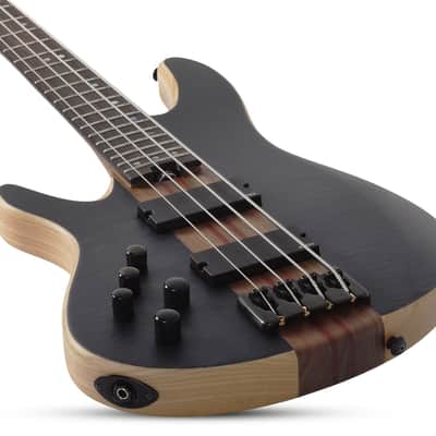 Schecter Charles Berthoud CB-4 LH See Thru Black Satin image 2
