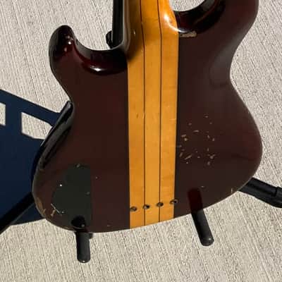 Robertson P Bass Neck-thru Japan Brass Nut 1970s MIJ image 14