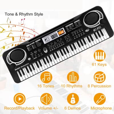 Yamaha YPR-7 61-Note Portable Piano Keyboard | Reverb