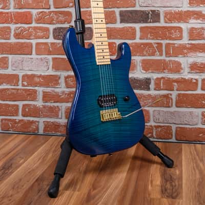 Charvel USA Custom Shop San Dimas Custom Flame Maple Top Chlorine Burst 2006 w/OHSC image 3