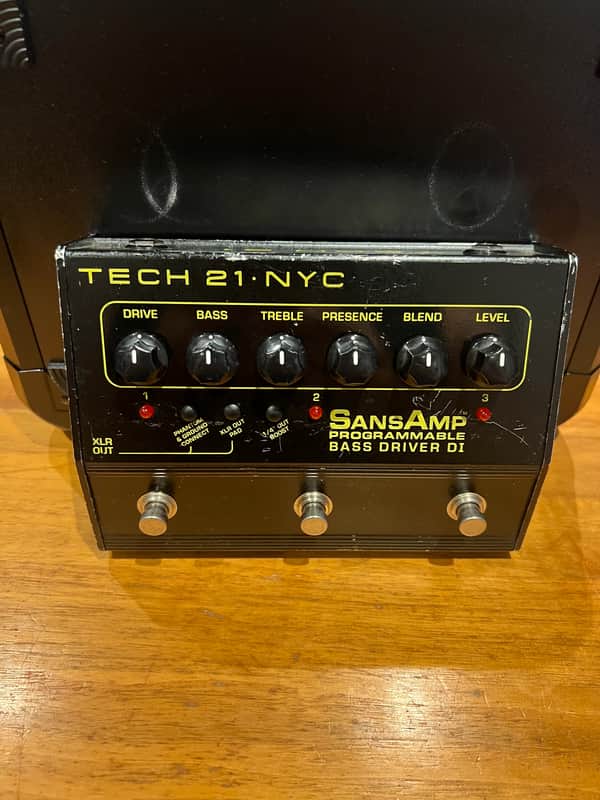 Tech 21 Sansamp Programmable Bass Driver