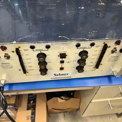 Selmer Stereomaster 100W (Dual 50W) Tube Amp Head 1965-1967 Metal Box | Fully Serviced w/ NOS GE Tubes | Syd Barrett Pink Floyd Era image 22