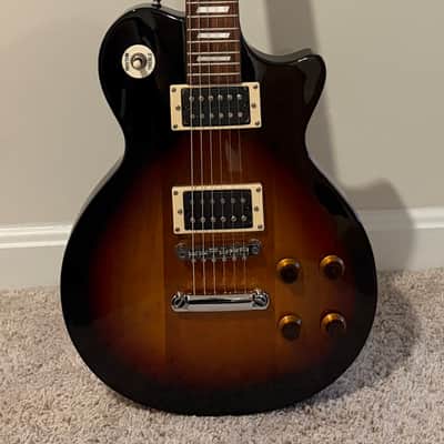 Richmond VA Guitar Works Les Paul Slash Clone Early 2000's yellow/black burst image 2