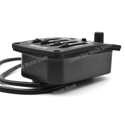 SE-4N 4 Band EQ Acoustic Guitar Preamp with Round Digital Procedding Tuner Equalizer image 4