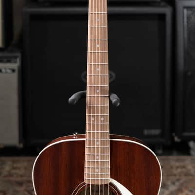 Fender California Standard Monterey E Acoustic/Electric Guitar - Natural Sapele image 6