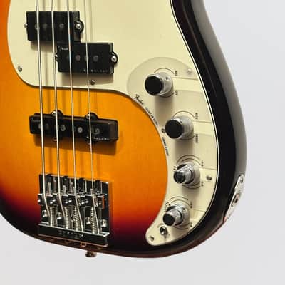 Fender American Ultra Precision 4 String USA Electric Bass Guitar 2024 - Ultraburst image 5