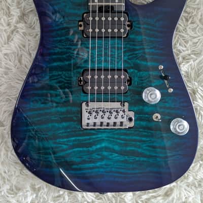 Charvel Pro Mod Plus Dinky DK24 HH 2PT E QM Electric Guitar Chlorine Burst image 1
