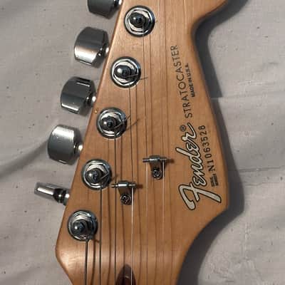 Fender USA standard stratocaster 1991 - Blue image 5
