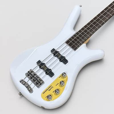 Warwick RockBass Corvette Basic 4 String Active Electric Bass Guitar - White image 11