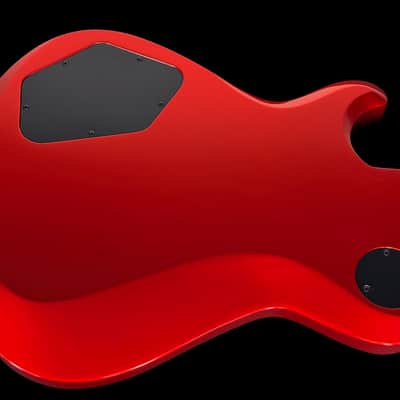 2025 Knaggs Kenai Hollowbody LB with Lightning Bolt F-Hole ~ Candy Apple Red image 3