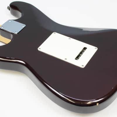 Squier Stratocaster Gold Label - Made in Korea 1997 - Dark Midnight Wine image 9