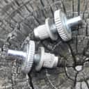 Vintage 1974 Gibson Chrome Nashville Bridge Studs Wheels with Inserts 1975 1970's Les Paul SG ES