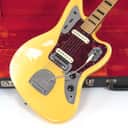 Fender Jaguar 1971 Olympic White Rare Maple CAP Neck with Black Binding
