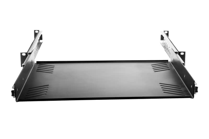 OSP 1-Space Sliding Rack Shelf Mount Pullout Tray for ATA Rack Case Road Case image 1