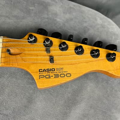 Casio PG-300 Refurbished! MIDI guitar 1980’s Red Burst image 9