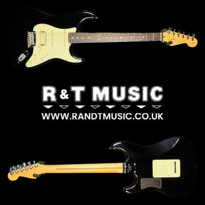 Fender American Deluxe Strat Plus HSS in Mystic Black w/ Hardcase image 2
