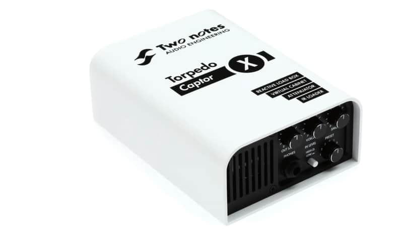 Two Notes Torpedo Captor X 8ohm Stereo Reactive Load Box / Attenuator 2022- White image 1