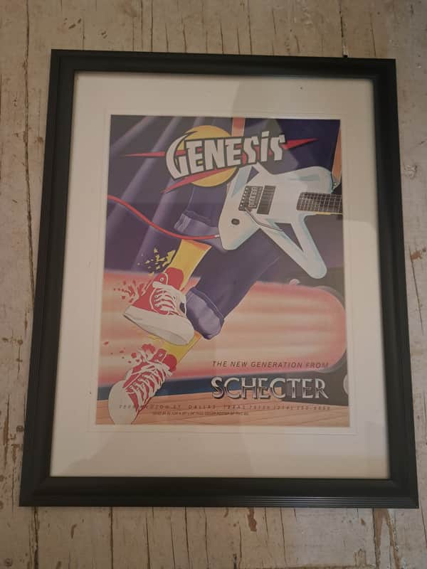 1985 Schecter Genesis Advertisement image 1