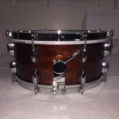 Gretsch 4pc Broadkaster 135th Anniversary Drums 2018 - Ribbon Mahogany image 8