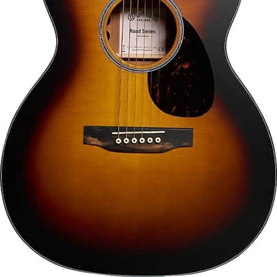 Martin OMC-10E Modern Road Series Grand Auditorium Acoustic-Electric Guitar, Solid Spruce Top, Burst image 2