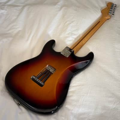 2015 Fender American Standard Stratocaster 3-Color Sunburst - Free Pro Setup image 15
