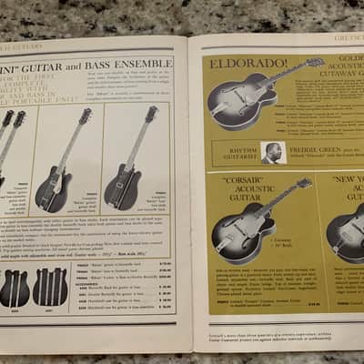 Gretsch Guitar Catalog 1961 Rare Original Rancher Sun Valley Corsair ElDorado Bikini Corvette Duo Jet Firebird Clipper Anniversary image 6