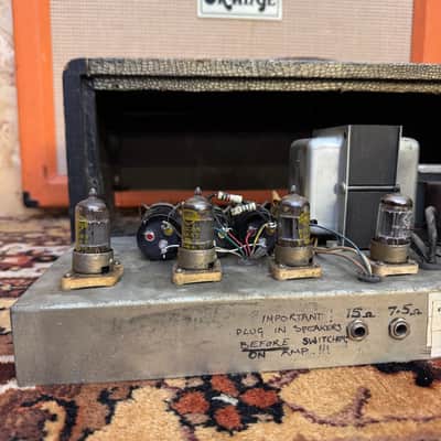 Vintage 1964 Selmer Truvoice Bassmaster 50 Croc Skin Valve Amplifier Head *1960s* image 19