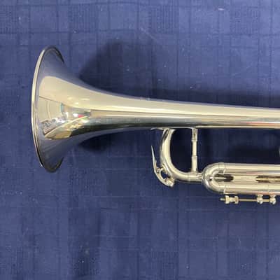 Used Benge Resno Tempered Bell 3 MLP Bb Silver Trumpet Just Serviced with Case image 10