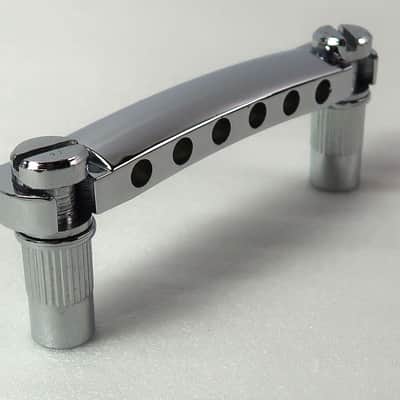 LP or SG Type Tailpiece NEW Chrome Blemished Blowout Posts & Bushings Included image 4