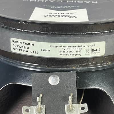 Eminence Patriot Ragin Cajun 10" 75w 8 Ohm Replacement Speaker image 6