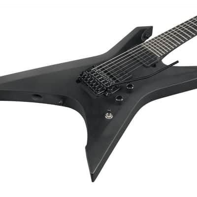 Ibanez XPTB720-BKF Iron Label Xiphos Electric Guitar 7-String - Black Flat image 11