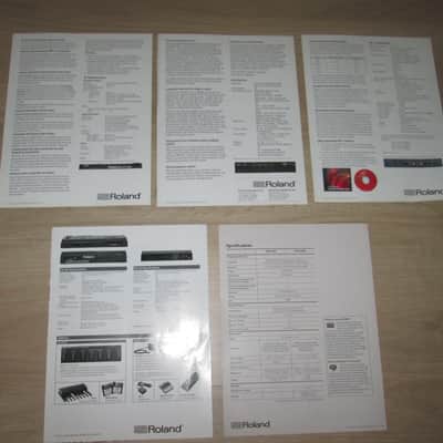 Roland Synthesizer Literature Package - Brochure/Catalog - Rare image 2