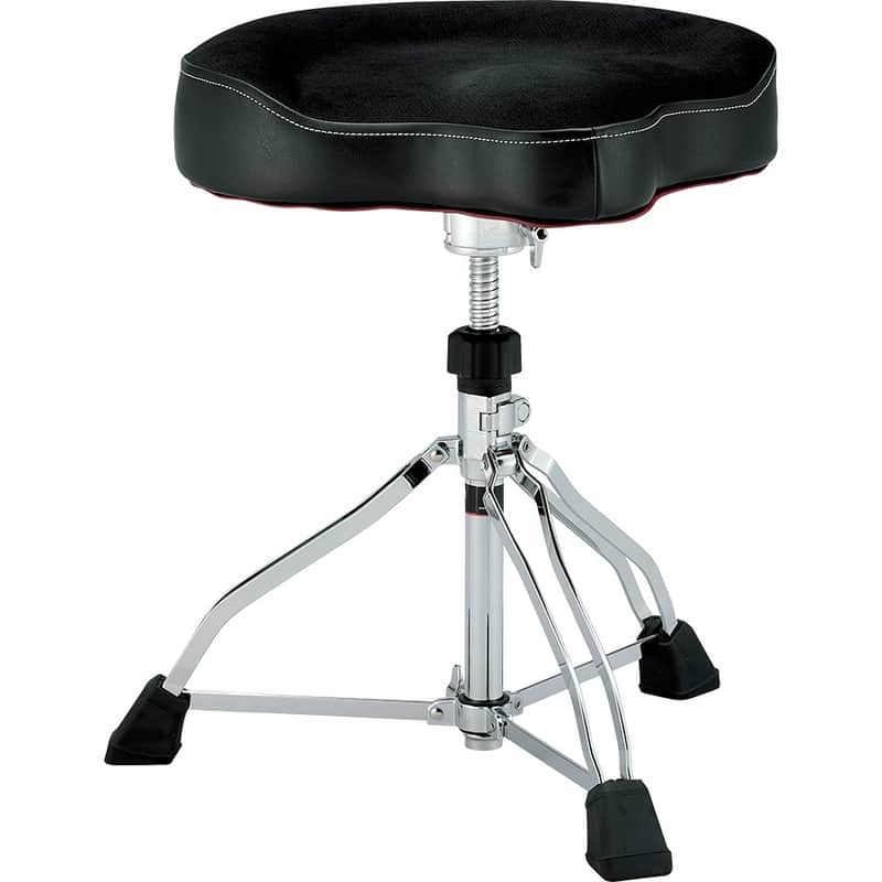 Tama 1st Chair Glide Rider Drum Throne (Cloth Top) Drum Throne, Spindle Base image 1