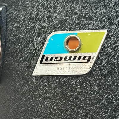 Ludwig 18/12/14" VIDEO Vintage 70's Jazzette Drum Set - Black Panther image 23