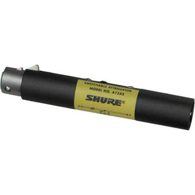Shure A15AS Switchable Microphone Attenuator 15 20 25 DB image 1