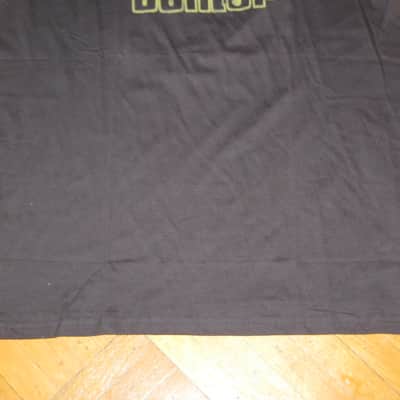new (NO packaging / NO hang tag) A+ genuine Dunlop TORTEX MEN'S "VINTAGE" T-SHIRT, DSD31MTSL, Size Large - Black, 100% Cotton, Short Sleeve - Graphic is yellowish-gold (this is NOT a vintage shirt) the graphic / logo is vintage style image 7