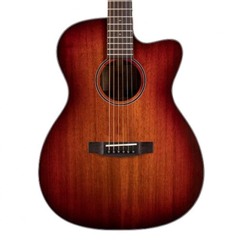 Cort COREOCOPLB Core Series Solid Mahogany Top 6-String Acoustic-Electric Guitar w/Deluxe Soft Case image 1