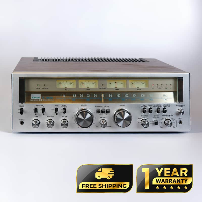 Sansui G-8000 Vintage Stereo Receiver-Restored 120WPC - 1 Year Warranty-Freeship