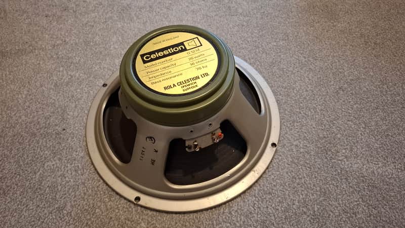 Celestion G12M 55hz Greenback (Pulsonic cone, 1972) image 1