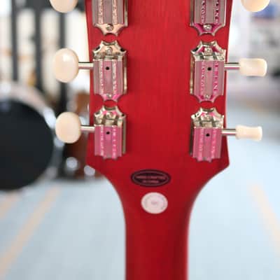 2020 Epiphone SG Classic P90's Electric Guitar - Worn Cherry image 5