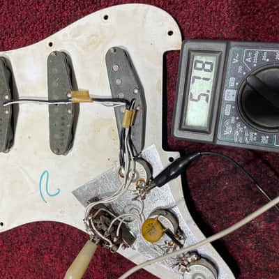 Fender Stratocaster 1976 Loaded Black Pickguard All 100% Factory Original image 21