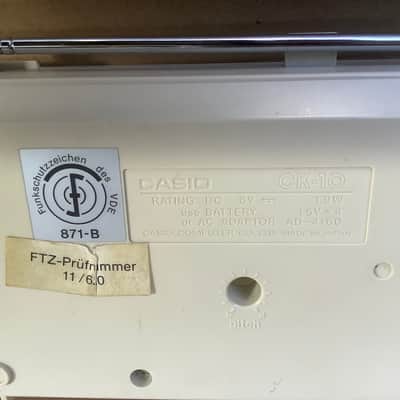 CK-10 Keyboard with build in Radio ! Made in Japan VINTAGE 80’s  / ultra rare model image 10