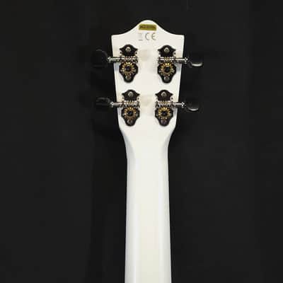 Lanikai Julia Michaels White Pearl Tenor Signature Acousic Electric Ukulele w/i ag image 5