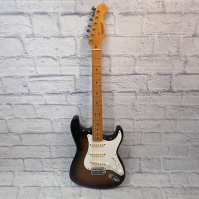 Fernandes LE-2 Stratocaster 1980s Made in Japan Sunburst Maple Neck Electric Guitar image 8
